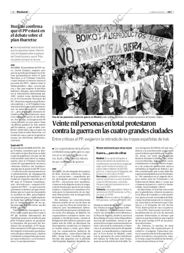 ABC SEVILLA 16-02-2004 página 18