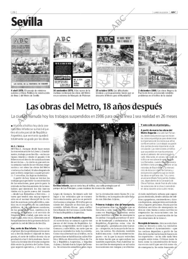 ABC SEVILLA 16-02-2004 página 26