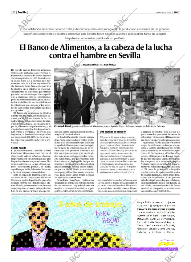 ABC SEVILLA 16-02-2004 página 32