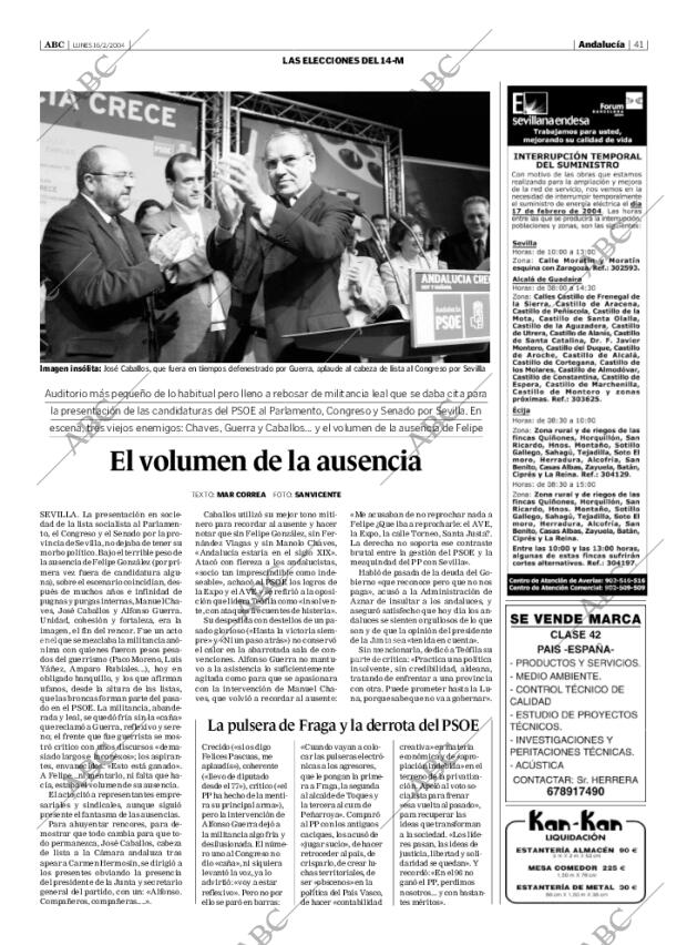 ABC SEVILLA 16-02-2004 página 41