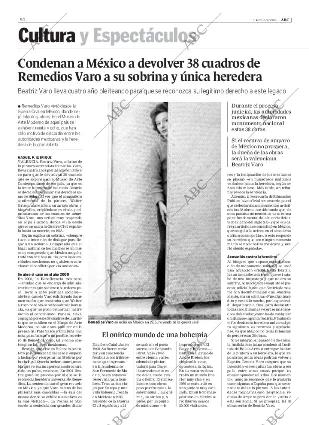 ABC SEVILLA 16-02-2004 página 50