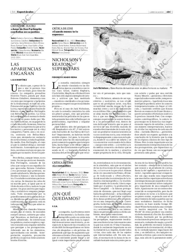 ABC SEVILLA 16-02-2004 página 54