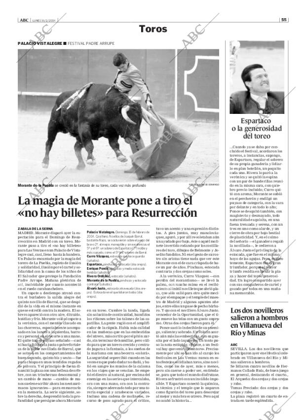ABC SEVILLA 16-02-2004 página 55