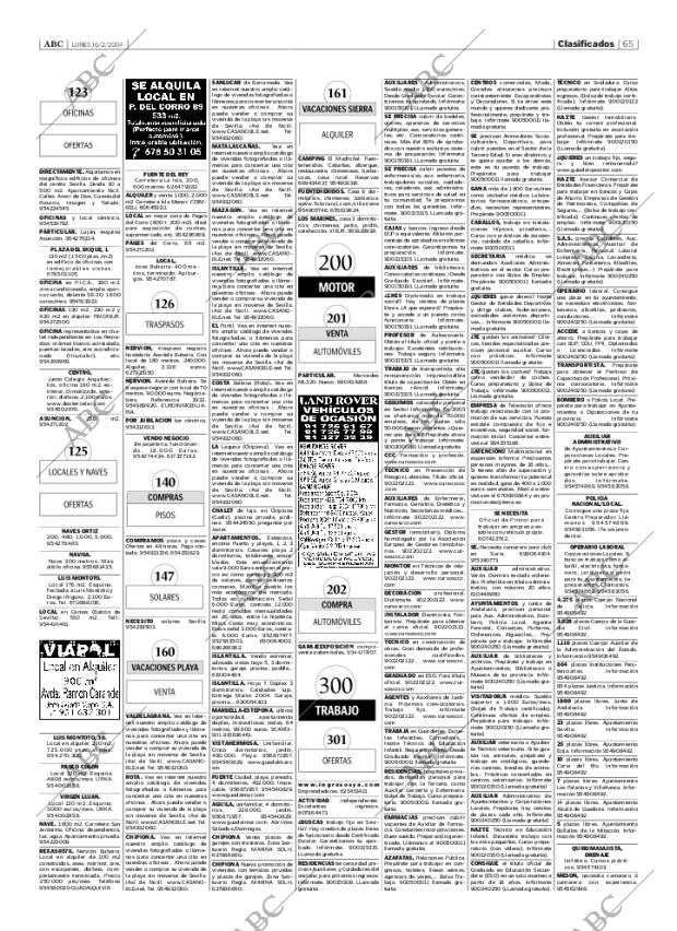 ABC SEVILLA 16-02-2004 página 65