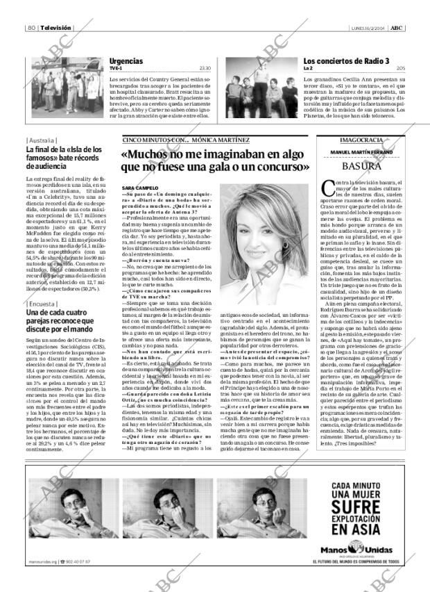 ABC SEVILLA 16-02-2004 página 80