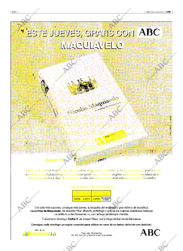 ABC MADRID 18-02-2004 página 106