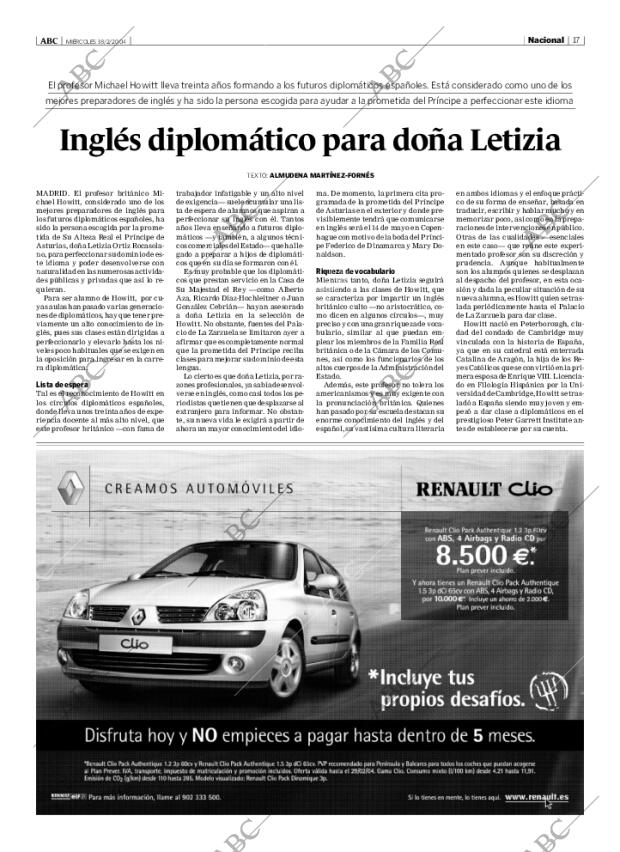 ABC MADRID 18-02-2004 página 17