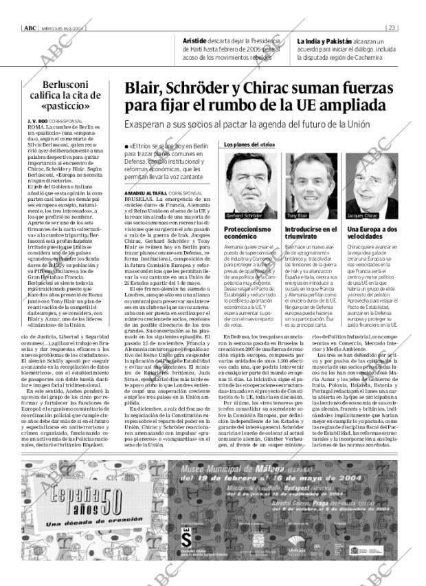 ABC MADRID 18-02-2004 página 23