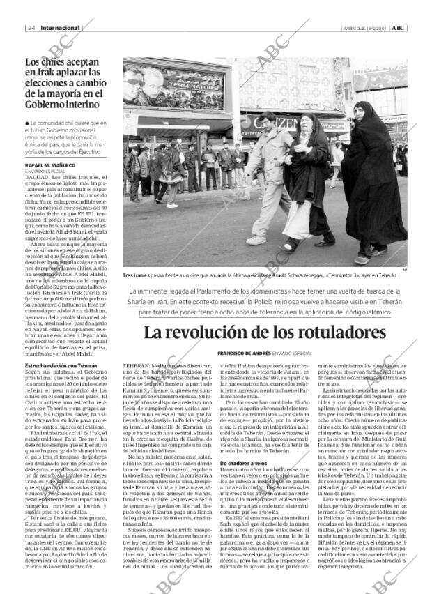 ABC MADRID 18-02-2004 página 24