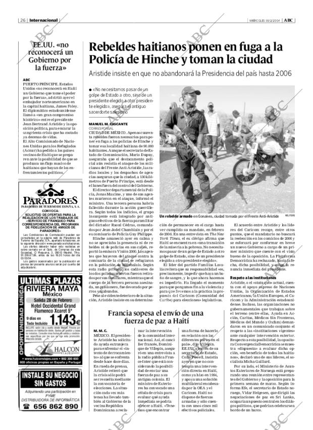 ABC MADRID 18-02-2004 página 26