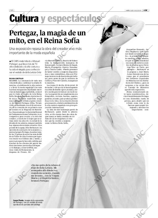ABC MADRID 18-02-2004 página 58
