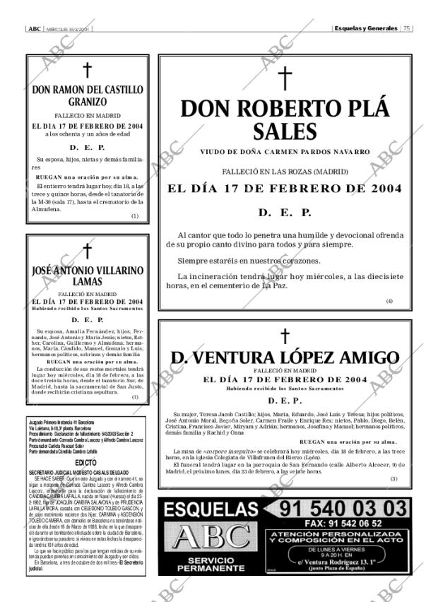 ABC MADRID 18-02-2004 página 75