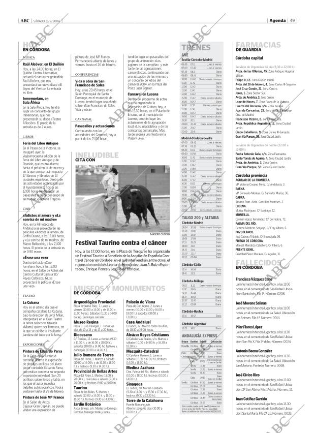 ABC CORDOBA 21-02-2004 página 49