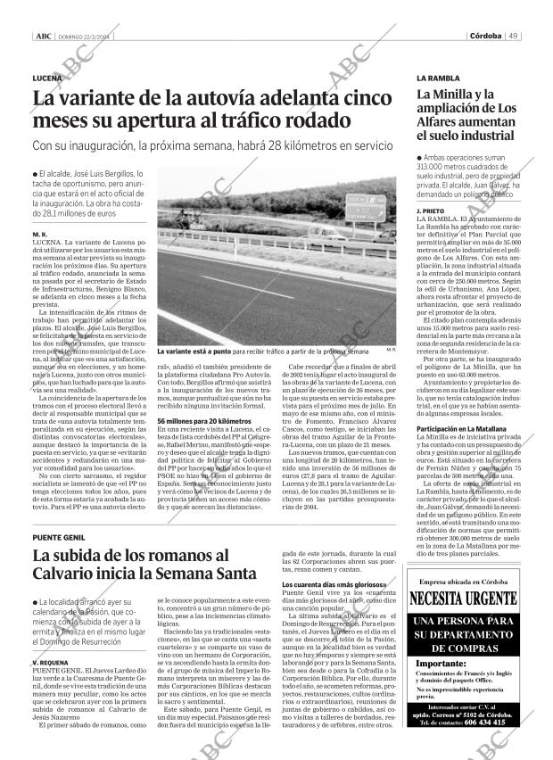 ABC CORDOBA 22-02-2004 página 49