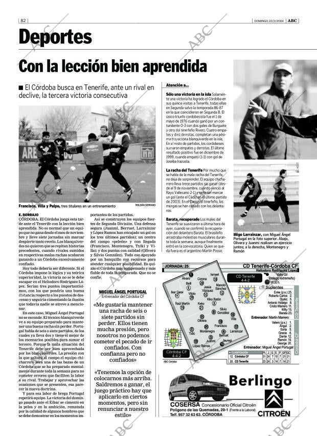 ABC CORDOBA 22-02-2004 página 82