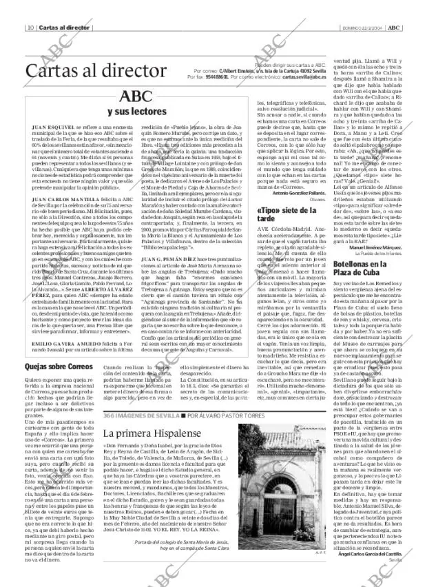 ABC SEVILLA 22-02-2004 página 10