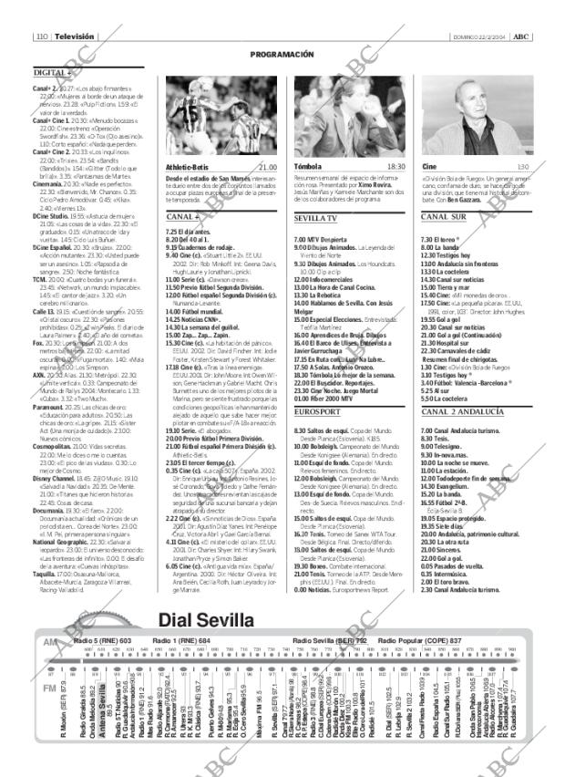 ABC SEVILLA 22-02-2004 página 110