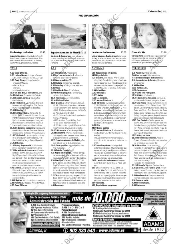 ABC SEVILLA 22-02-2004 página 111