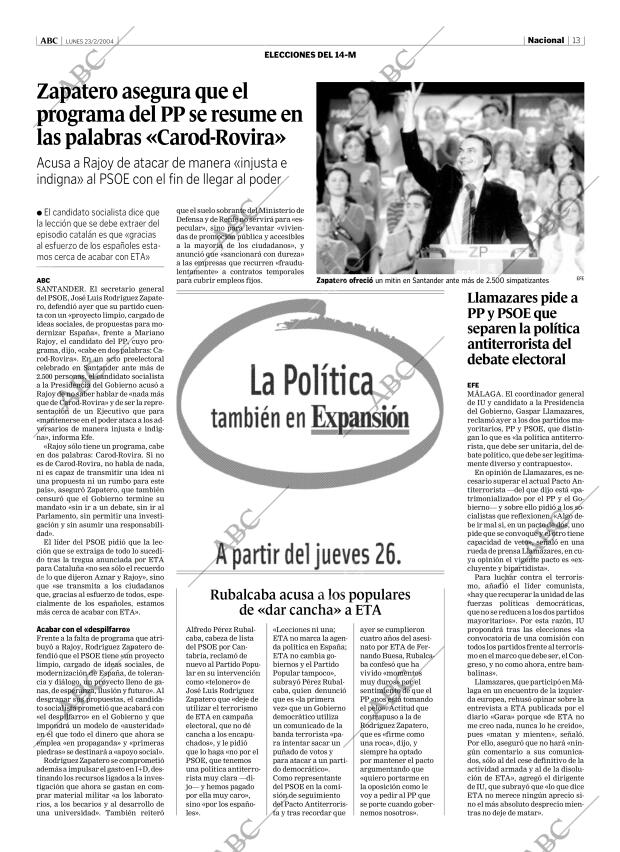 ABC CORDOBA 23-02-2004 página 13