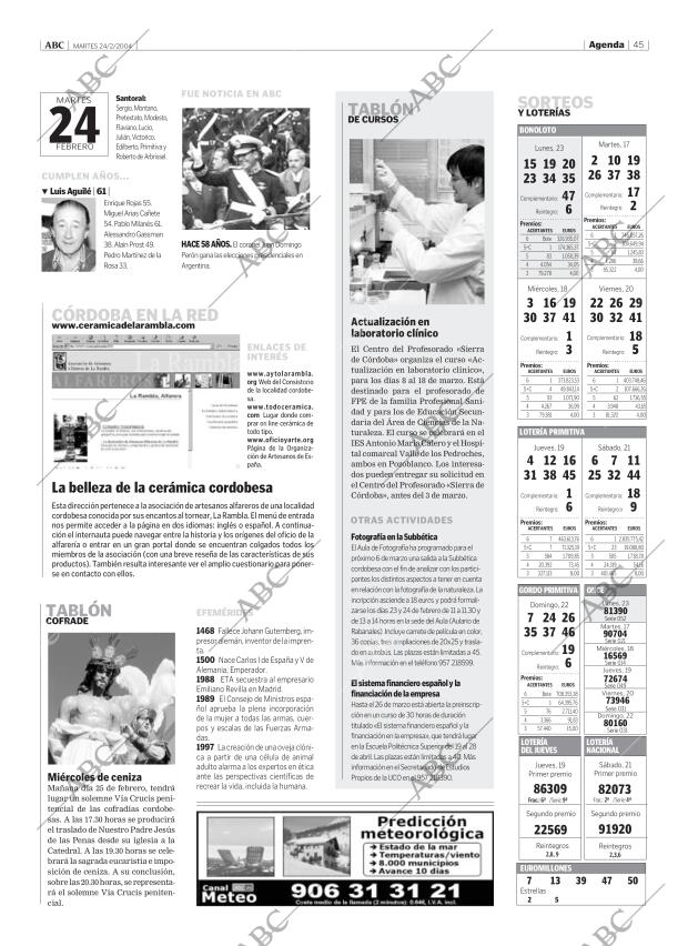 ABC CORDOBA 24-02-2004 página 45