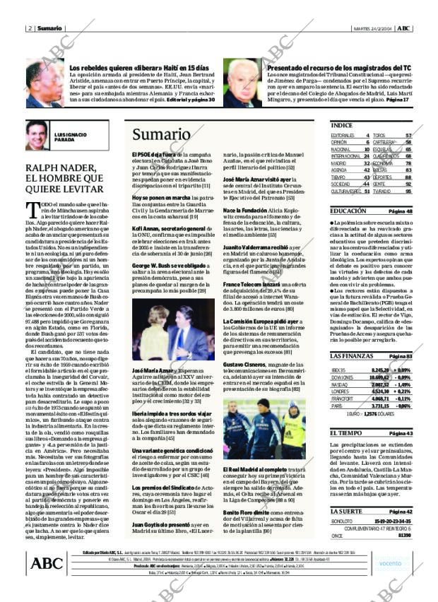 ABC MADRID 24-02-2004 página 2