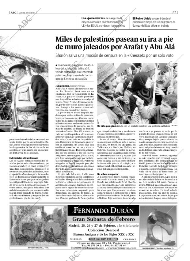 ABC MADRID 24-02-2004 página 25