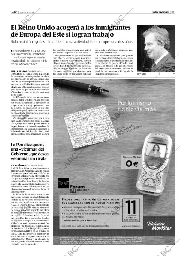 ABC MADRID 24-02-2004 página 31
