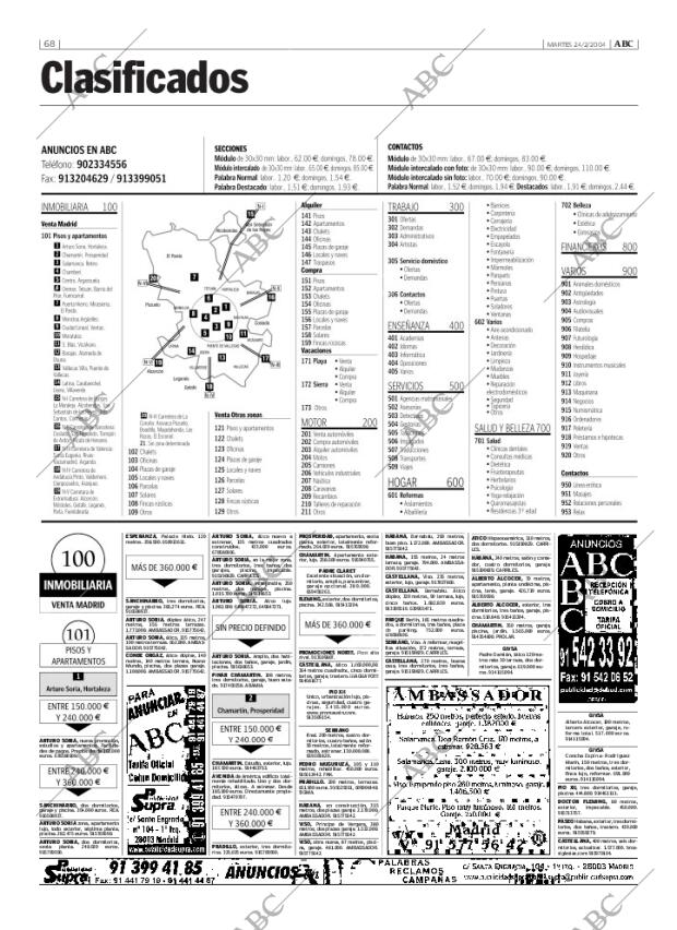ABC MADRID 24-02-2004 página 68