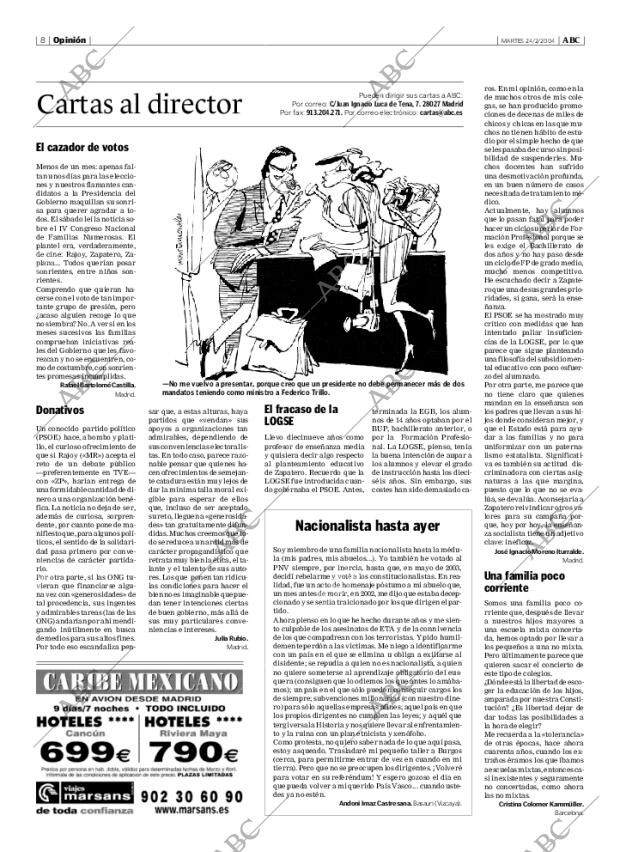 ABC MADRID 24-02-2004 página 8