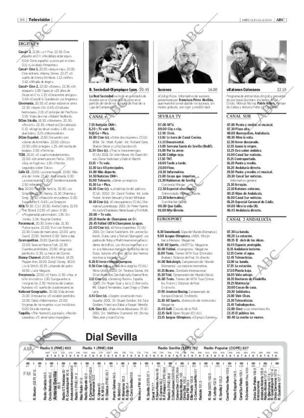 ABC SEVILLA 25-02-2004 página 94