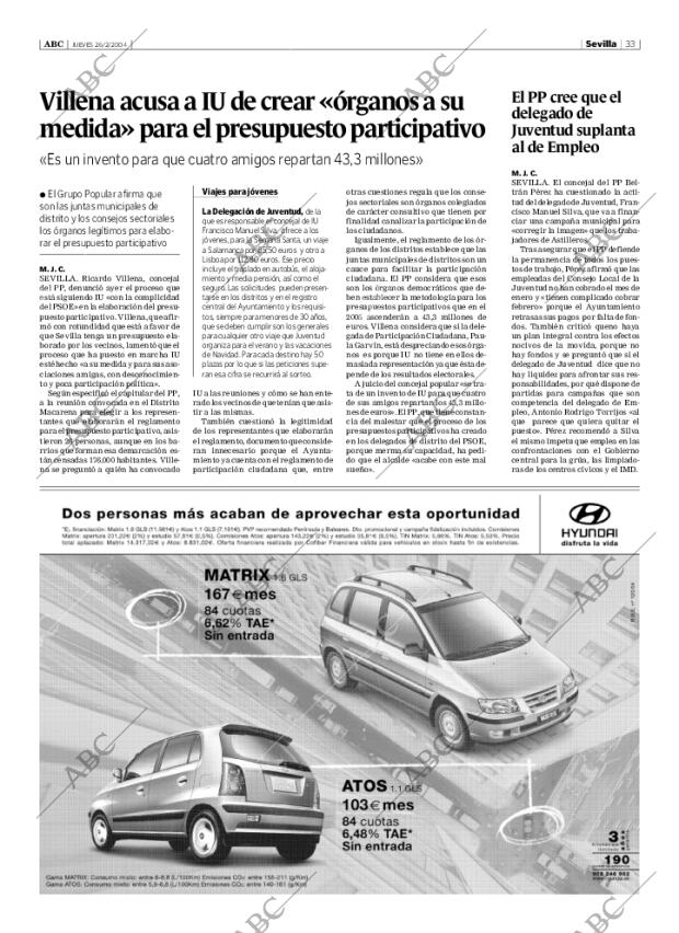ABC SEVILLA 26-02-2004 página 33
