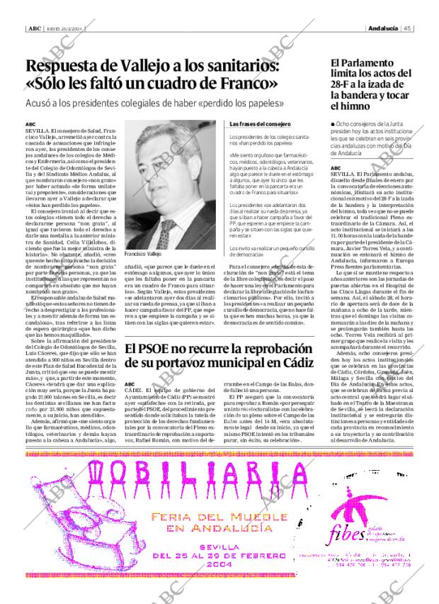 ABC SEVILLA 26-02-2004 página 45