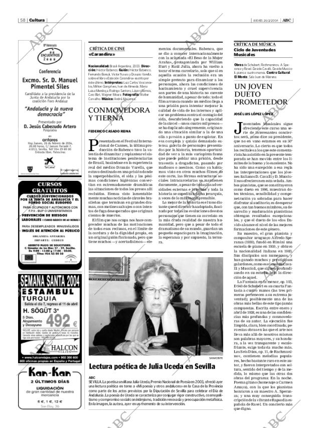 ABC SEVILLA 26-02-2004 página 58