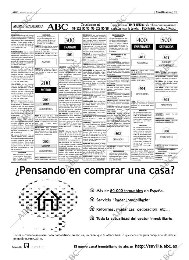 ABC SEVILLA 26-02-2004 página 69