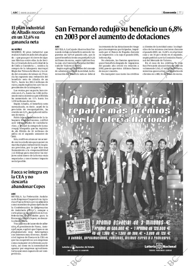 ABC SEVILLA 26-02-2004 página 77