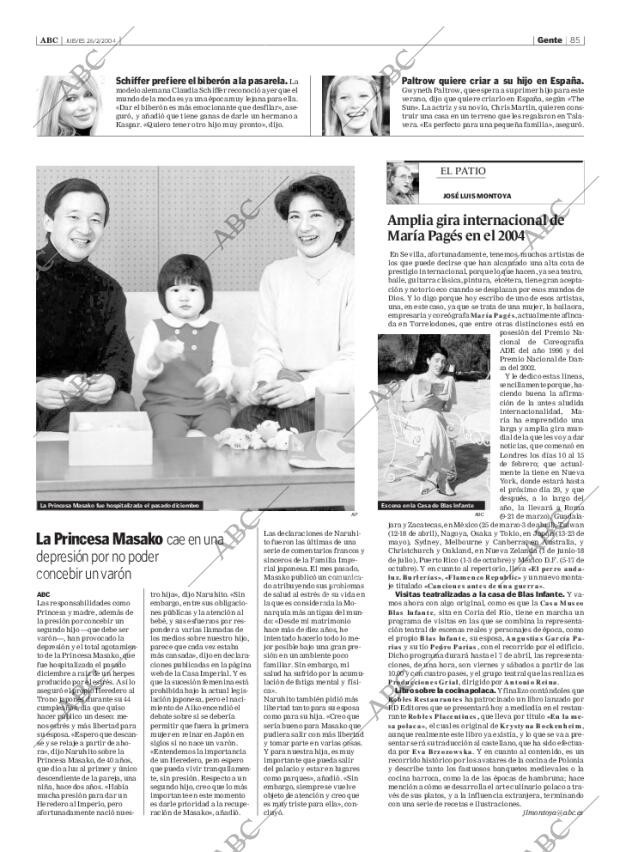 ABC SEVILLA 26-02-2004 página 85