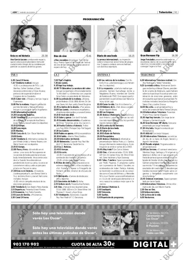 ABC SEVILLA 26-02-2004 página 91
