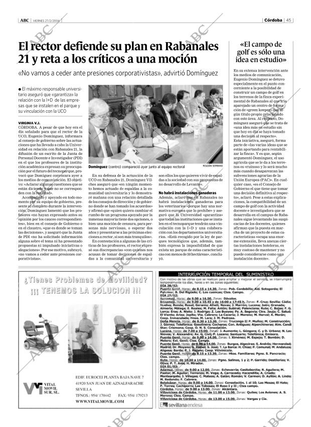 ABC CORDOBA 27-02-2004 página 45