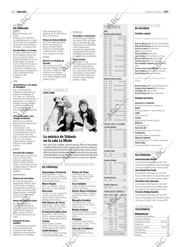 ABC CORDOBA 27-02-2004 página 54