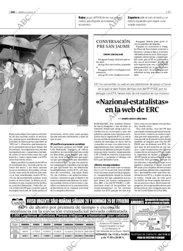 ABC MADRID 27-02-2004 página 11