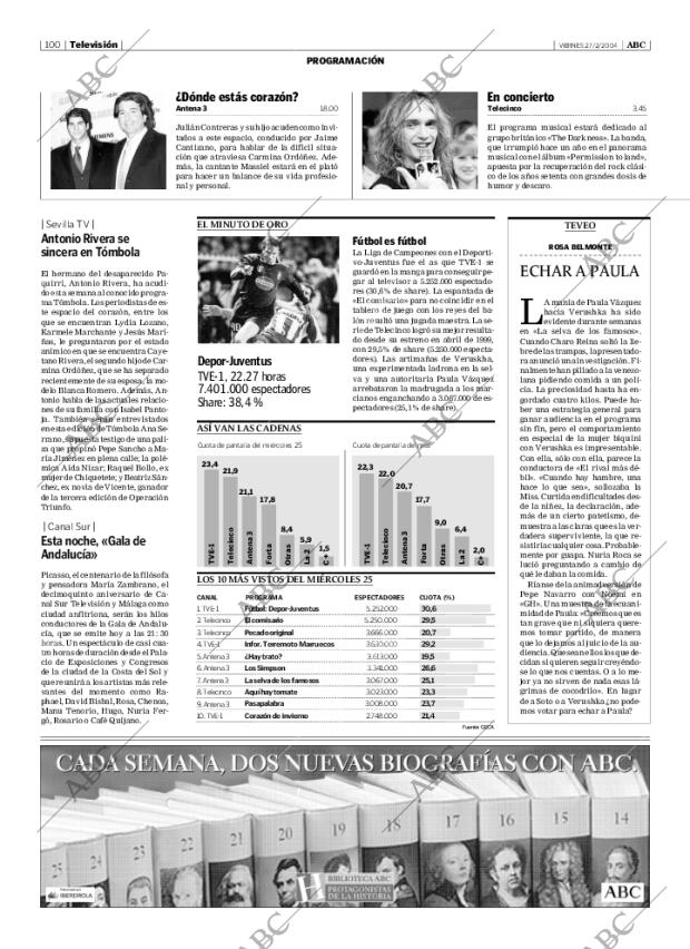 ABC SEVILLA 27-02-2004 página 100