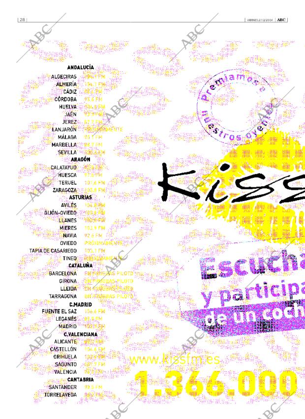 ABC SEVILLA 27-02-2004 página 28