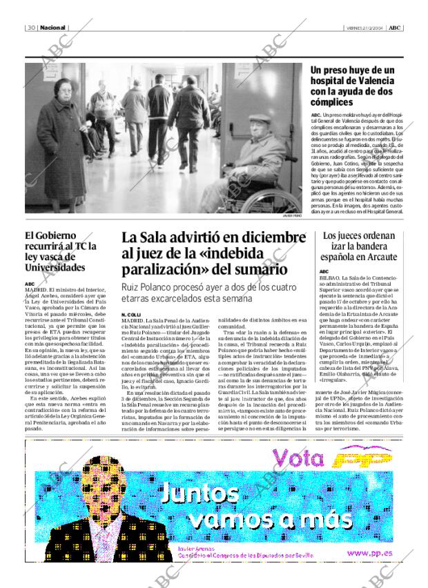 ABC SEVILLA 27-02-2004 página 30
