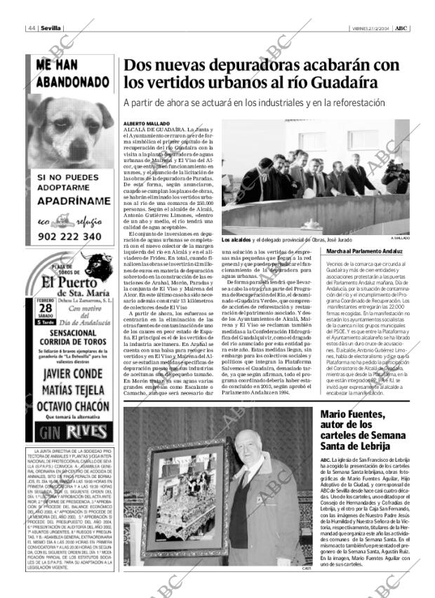 ABC SEVILLA 27-02-2004 página 44
