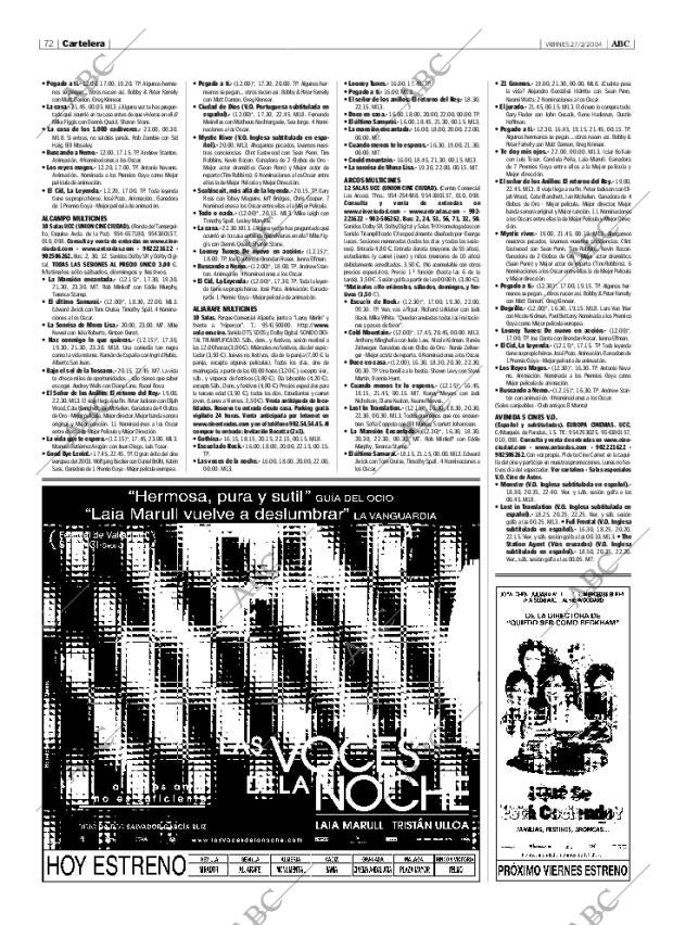 ABC SEVILLA 27-02-2004 página 72