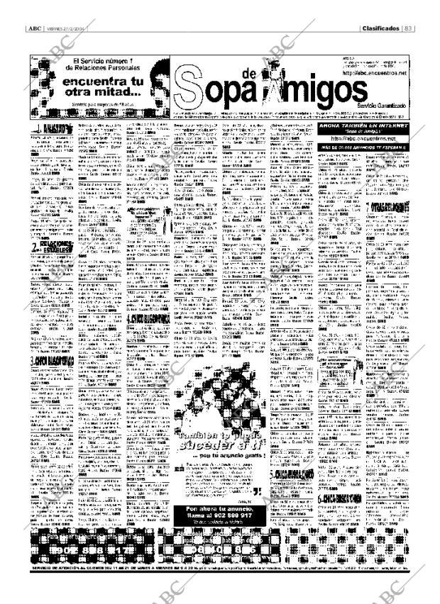 ABC SEVILLA 27-02-2004 página 83