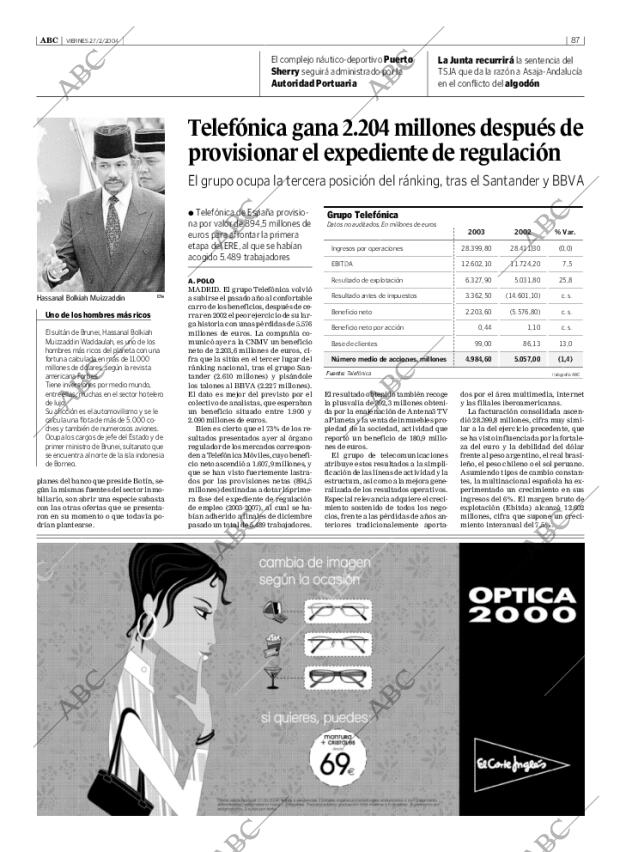 ABC SEVILLA 27-02-2004 página 87