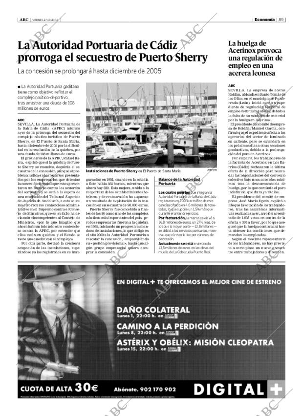 ABC SEVILLA 27-02-2004 página 89