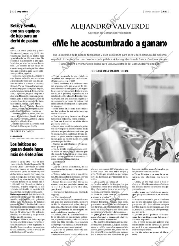 ABC MADRID 28-02-2004 página 92