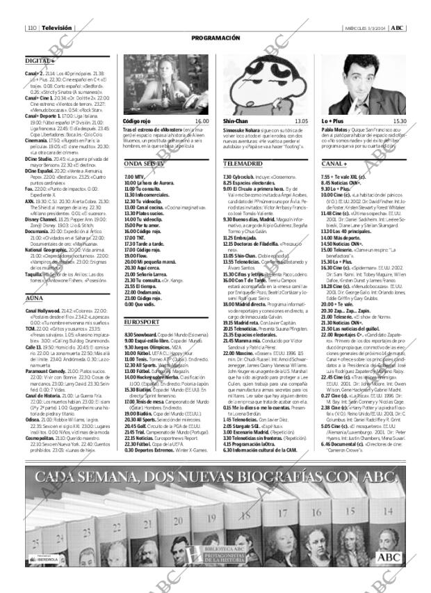 ABC MADRID 03-03-2004 página 110